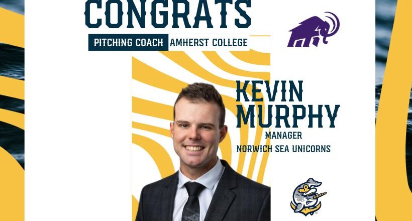 Kevin Murphy Returning For Second Year At Norwich Helm; Announced As Pitching Coach For Amherst College