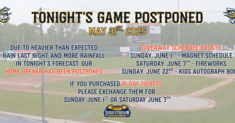 Sea Unicorns Home Opener Postponed Due To Bad Weather